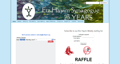 Desktop Screenshot of etzhayim.org